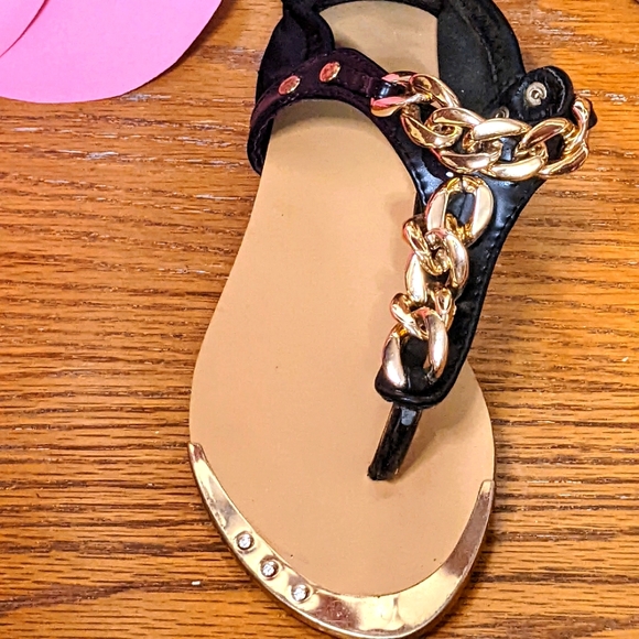 🌞Rhinestone & chain sandals - Picture 3 of 5